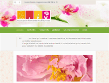 Tablet Screenshot of fleuristessuisses.ch